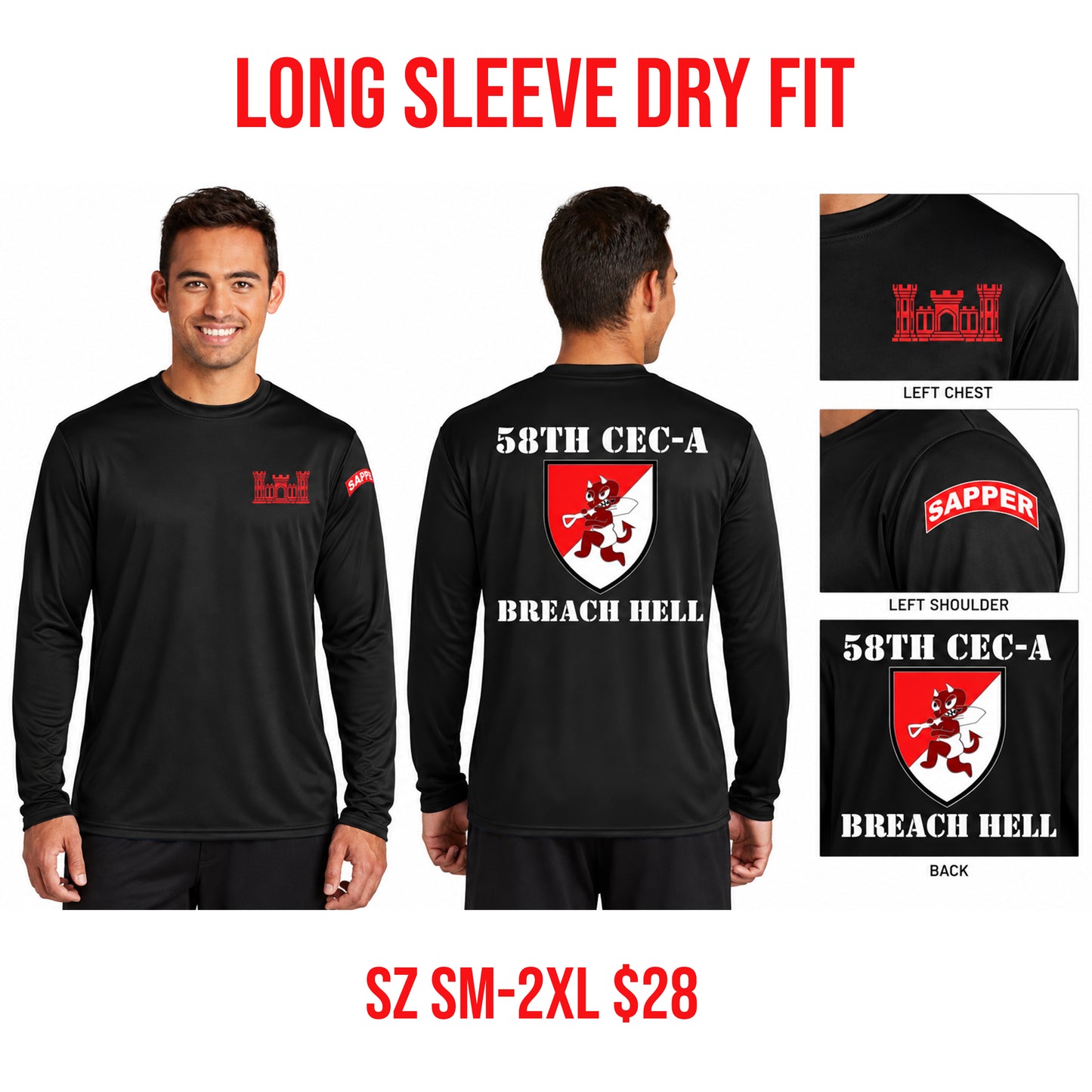 Custom Long Sleeve Dry Fit