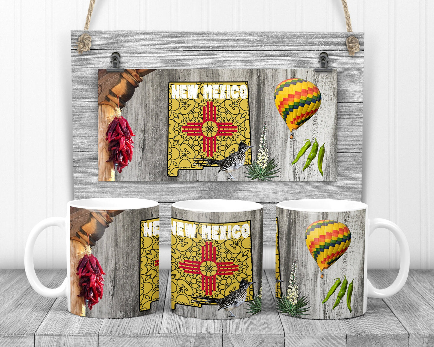 Sublimation Mug New Mexico State Icons 15 oz Sublimation for Sublimation Mug Design