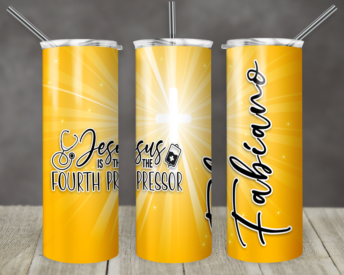 20 oz Skinny Tumbler Sublimation Design Template Coffee Jesus Religious