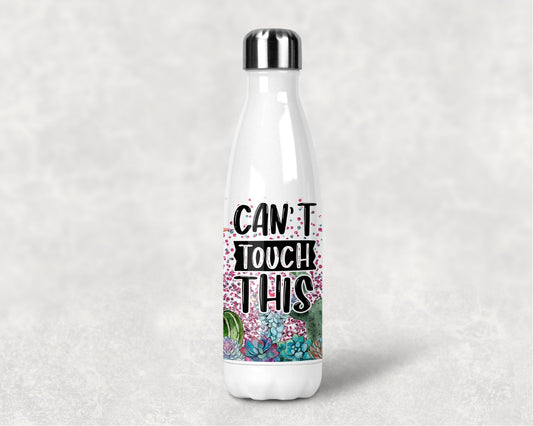 Water Bottle Tumbler Cactus Can't Touch This Sublimation Design Print Transfer ombre bottles