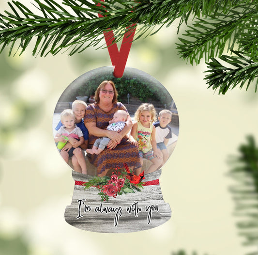 Snow Globe Sublimation Design Memorial Design