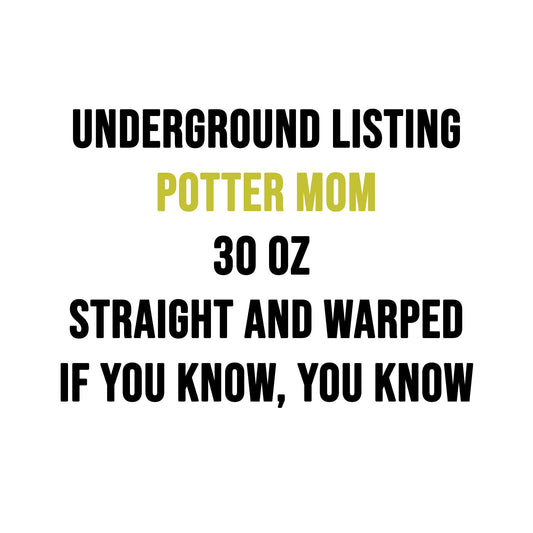 Custom Underground Listing, if youre there you know. Warp and Straight and Mock up included