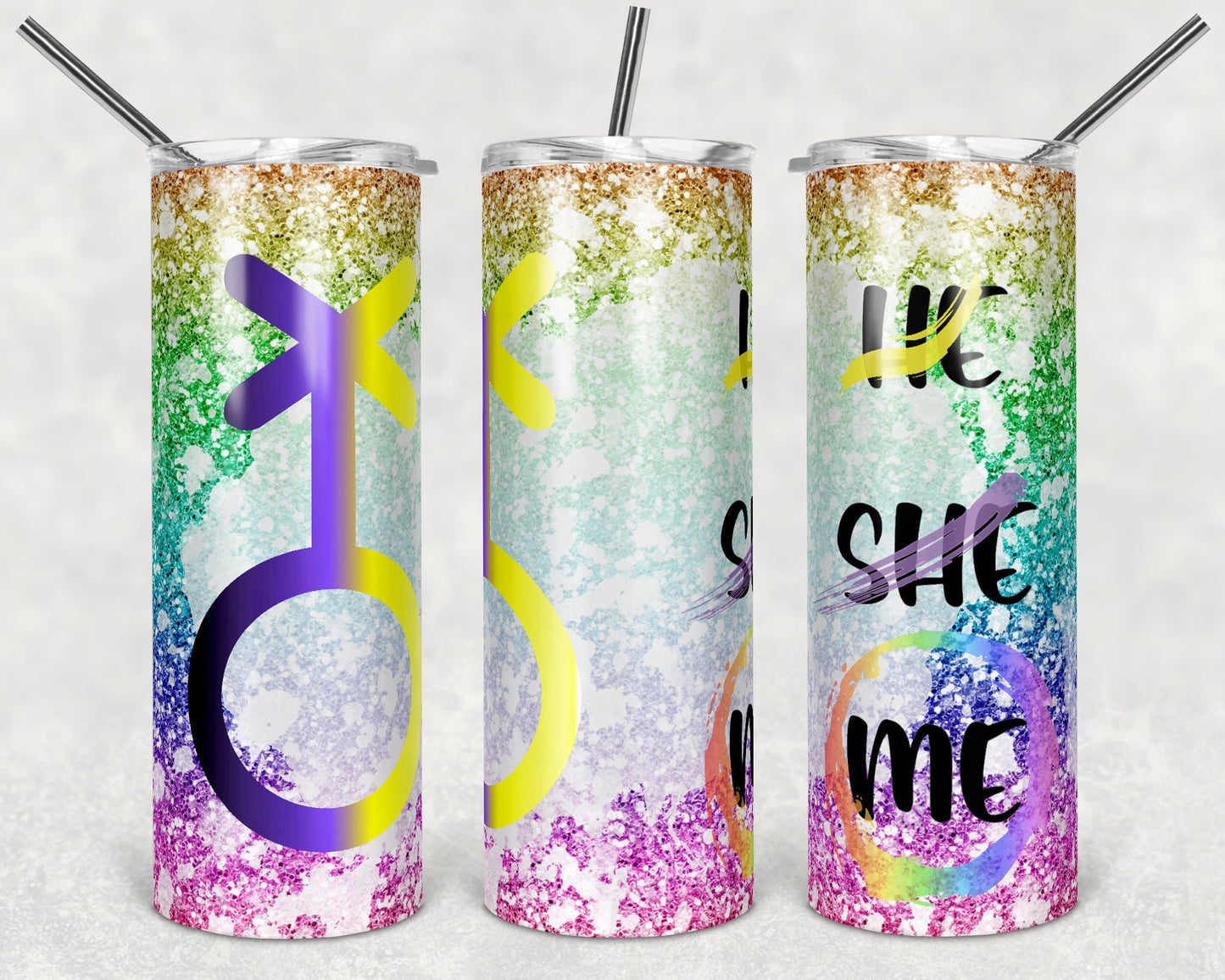 20 oz Skinny Tumbler Sublimation Design Template Just Me Design Design