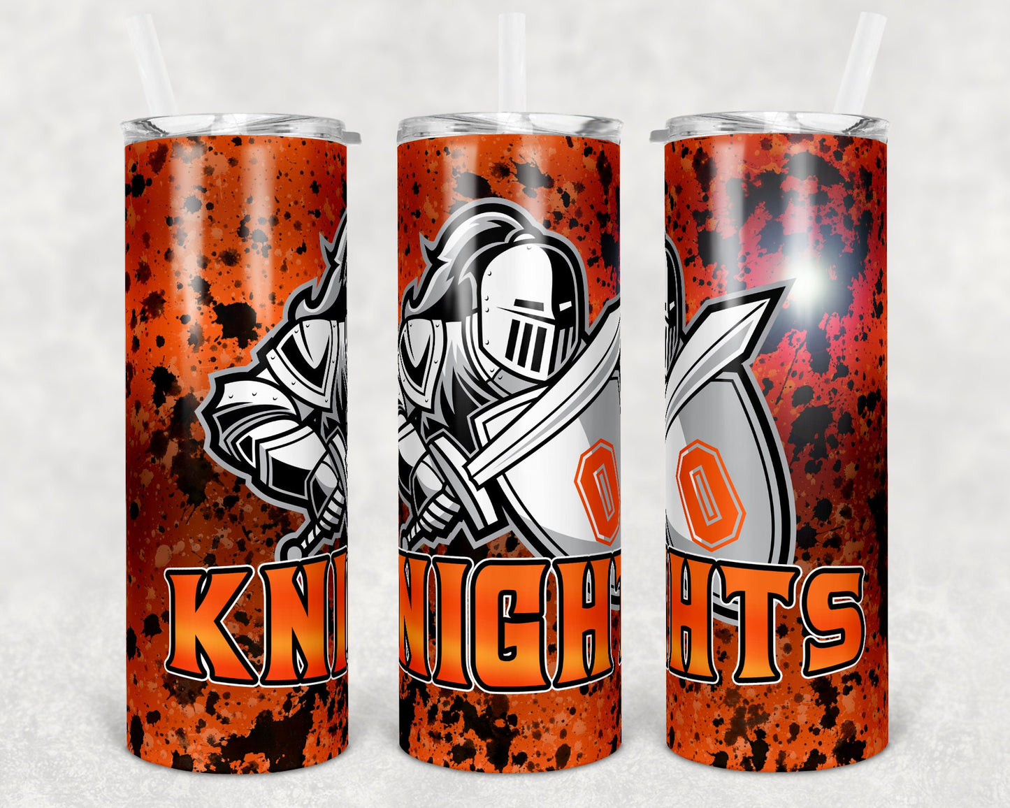 20 oz Skinny Tumbler Sublimation Design Template Tigers Power Wash Add School Logo Straight Warped Design