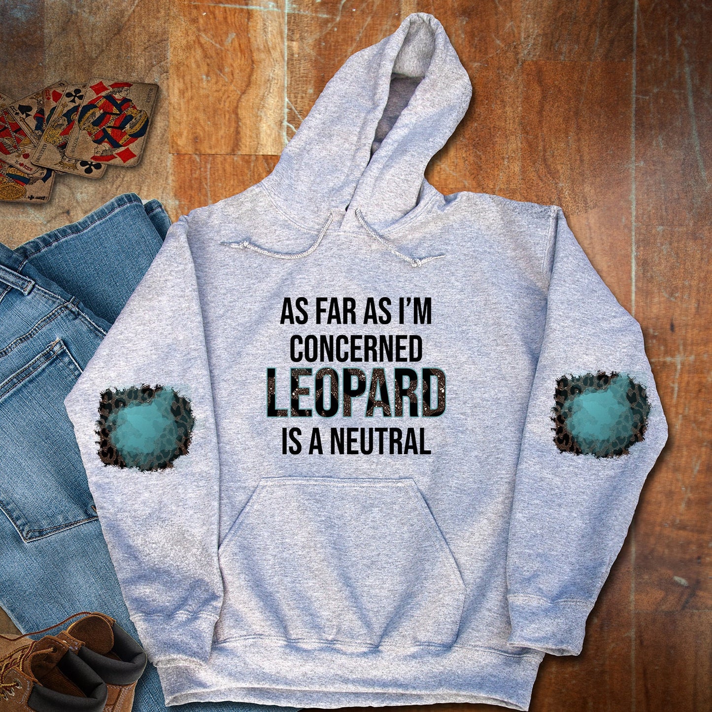 Shirt design Sweatshirt Patch Leopard is a Neutral and Matching Patches for sleeves Sublimation Design